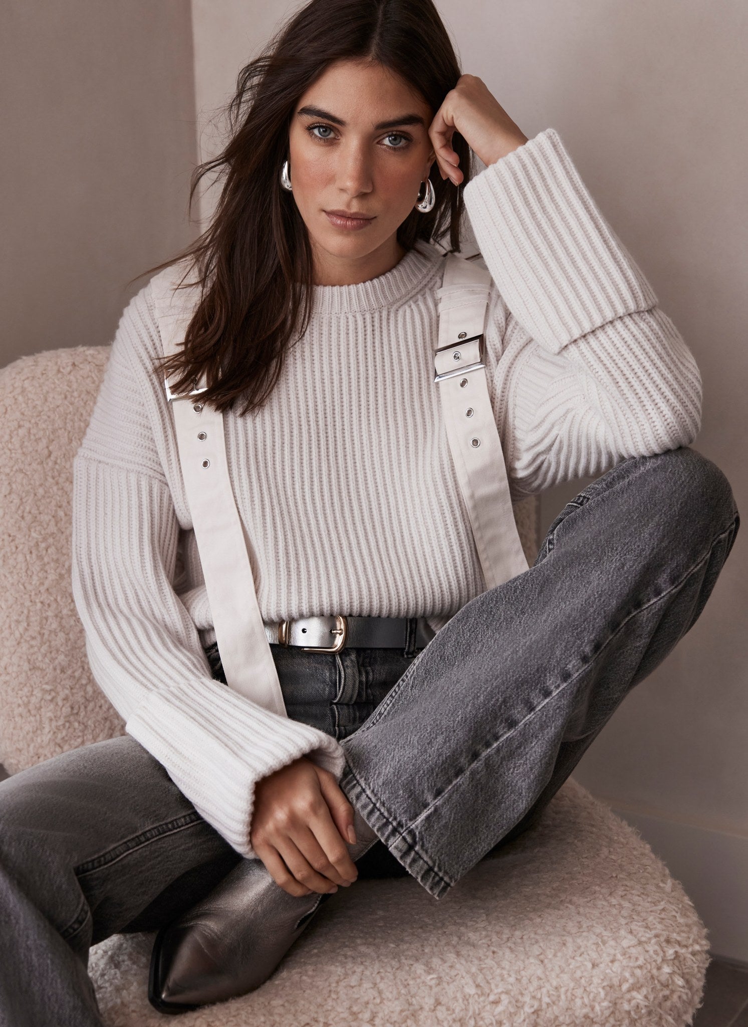 Mint velvet sale white jumper