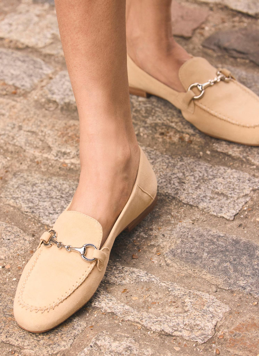 Claire Butter Yellow Suede Loafers