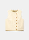 Yellow Linen Starfish Top (Image 5)