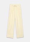 Yellow Linen Wide Leg Trousers (Image 5)