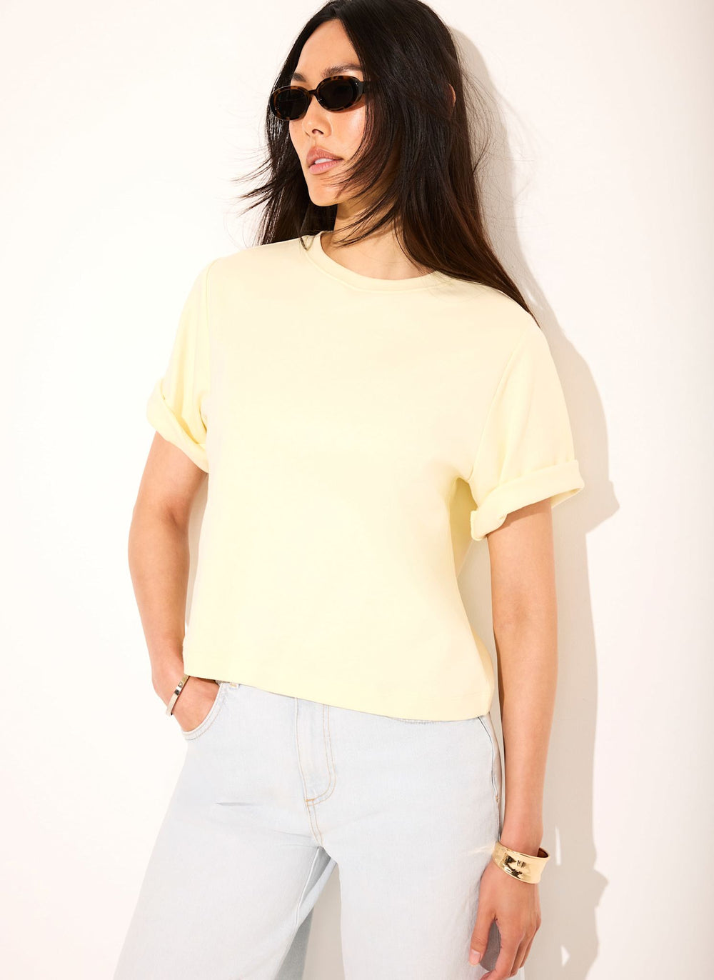Pale Yellow Cotton Ultimate T-Shirt