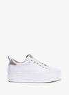 Belle White Platform Trainers Mint Velvet