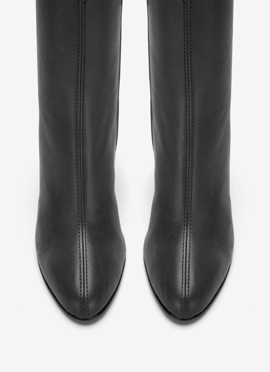 Black Leather Ankle Boots – Mint Velvet