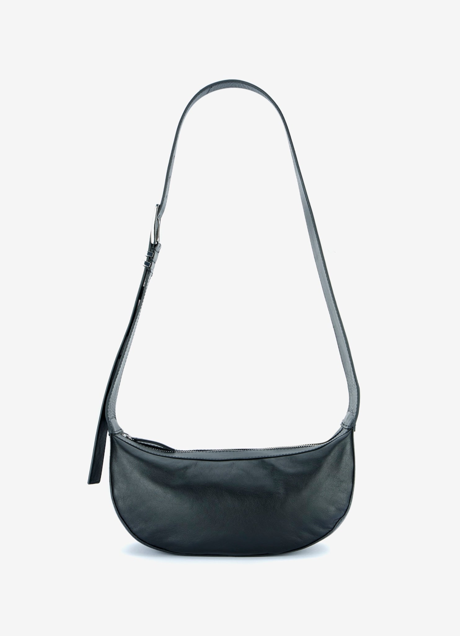 Frankie Black Leather Sling Bag – Mint Velvet