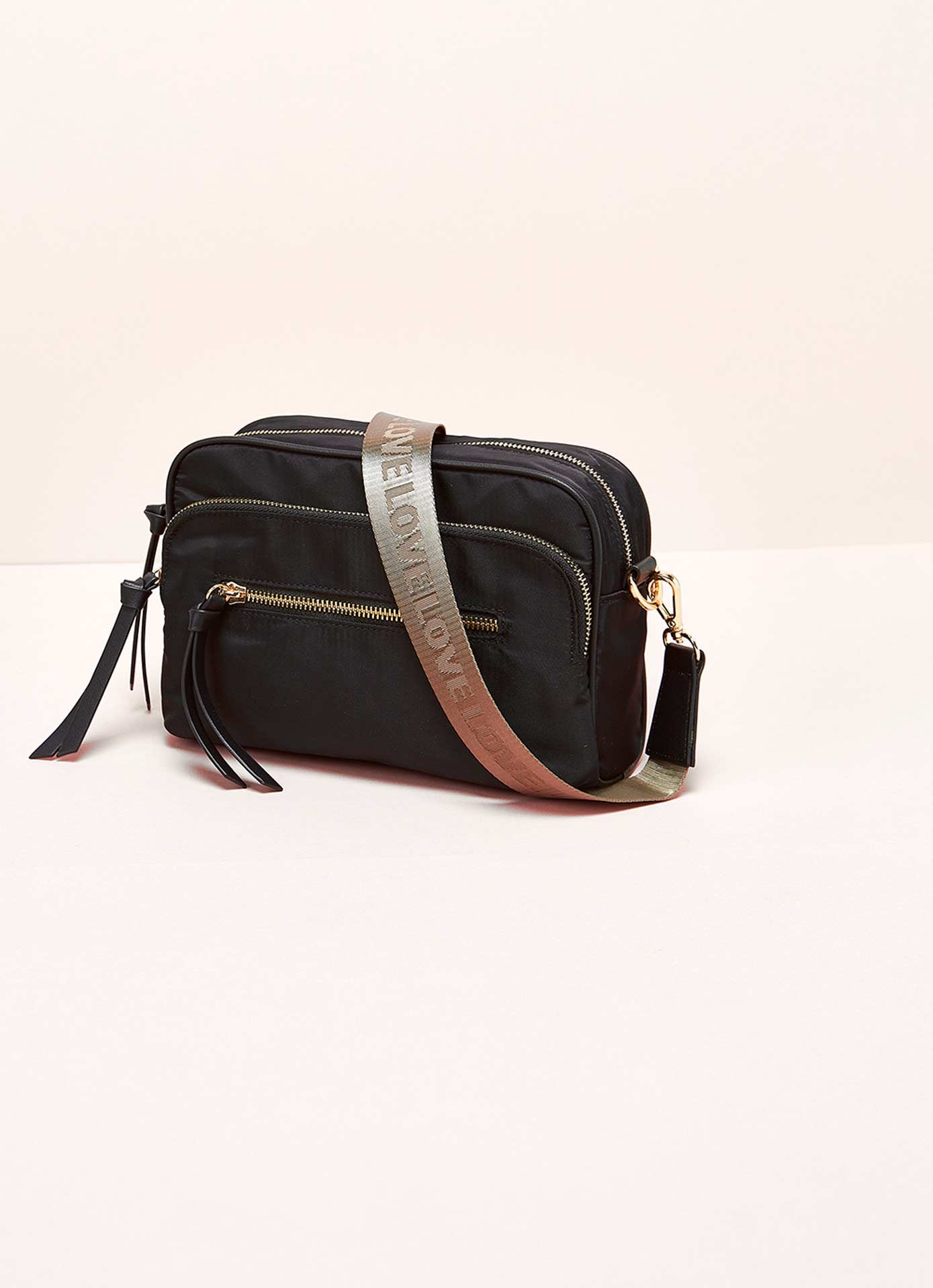 Black Nylon Crossbody Bag – Mint Velvet