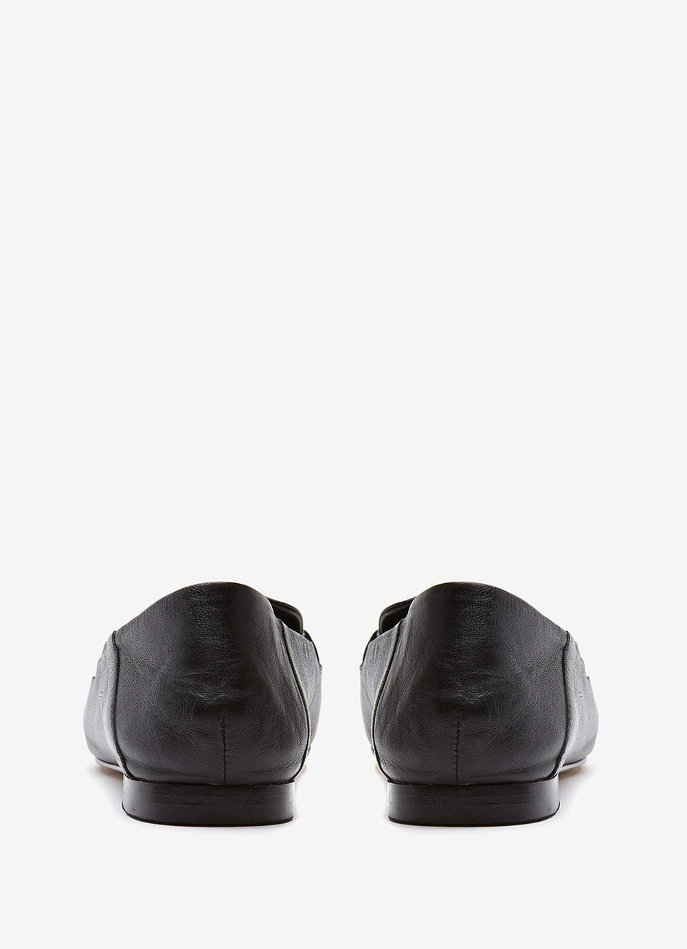 Camille Black Leather Loafers SHOES Mint Velvet 