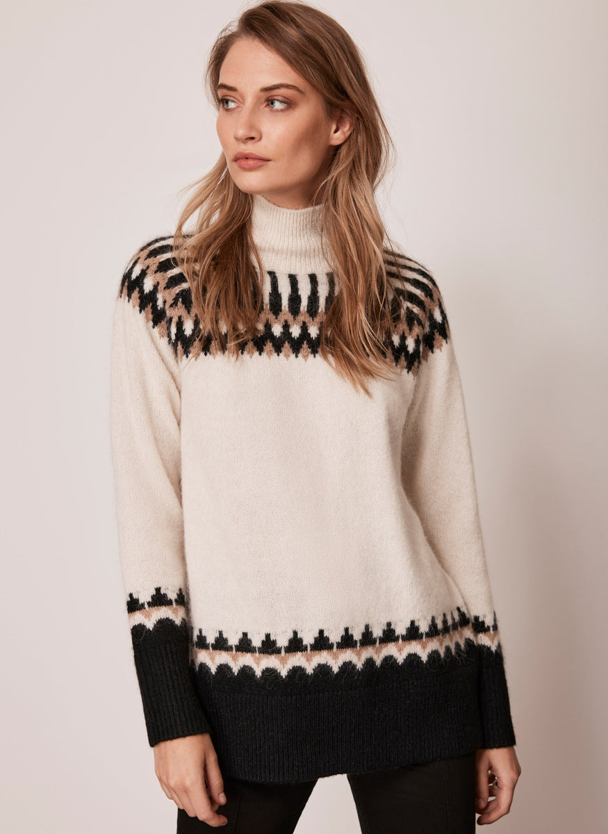 Cream Fairisle Knit Jumper Mint Velvet