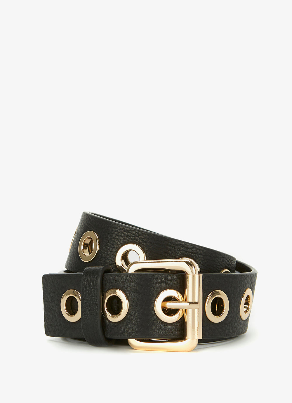 Gold Eyelet Leather Belt BELTS Mint Velvet 