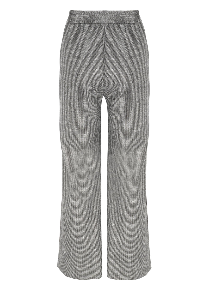 Grey Metallic Check Trousers – Mint Velvet