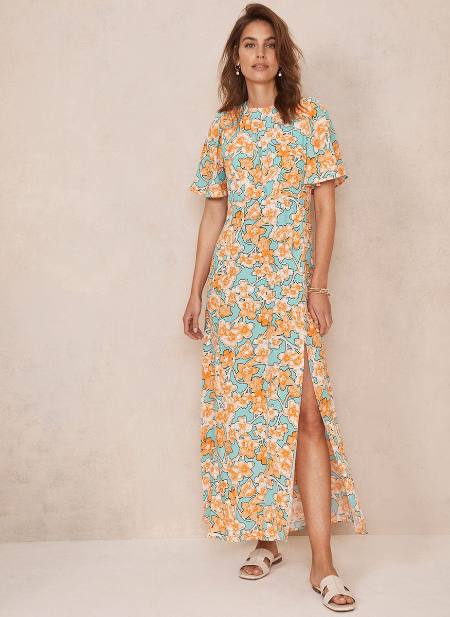 Jade Print Maxi Dress – Mint Velvet