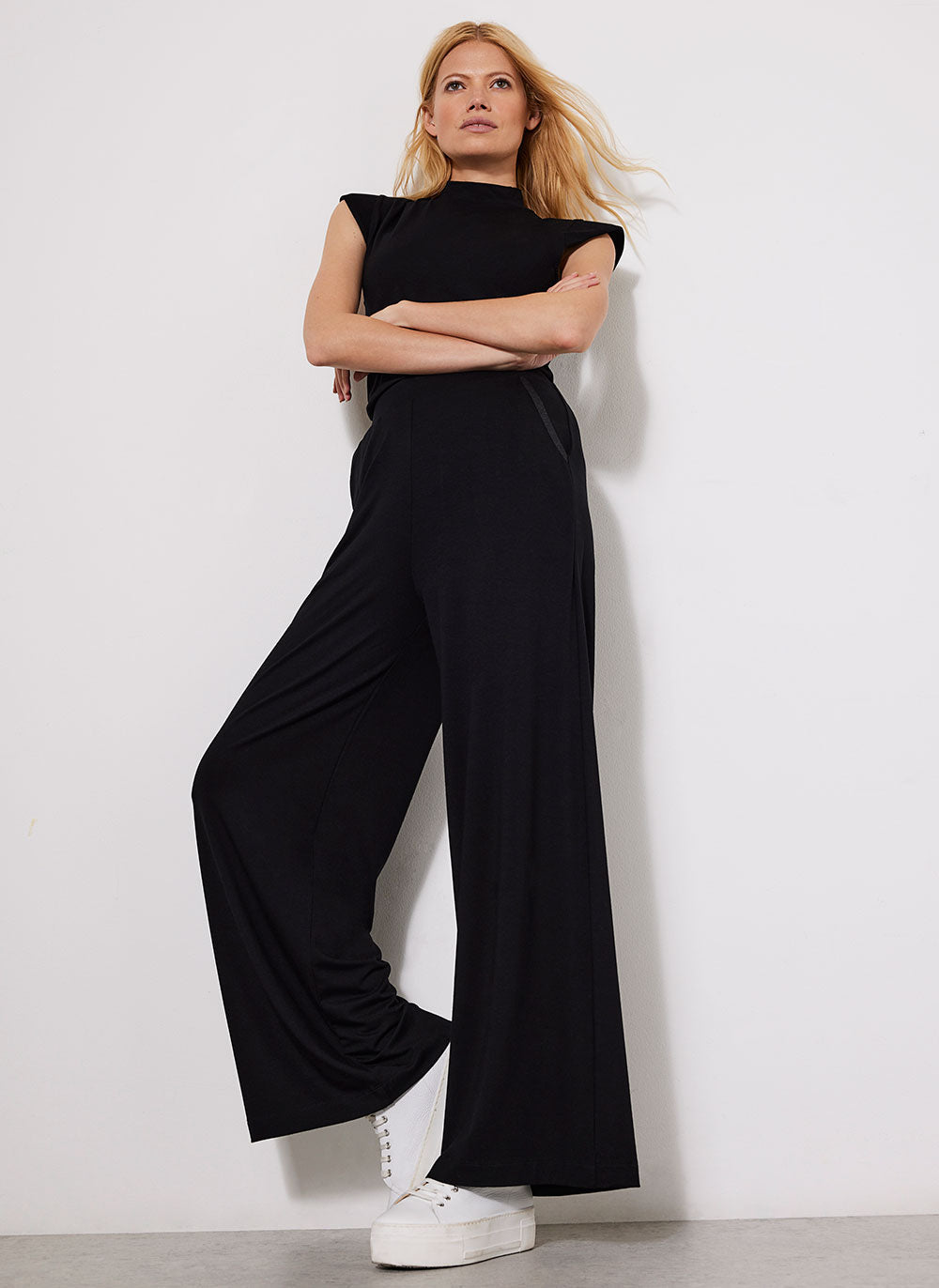 Palazzo Wide Leg Trousers TROUSERS Mint Velvet 
