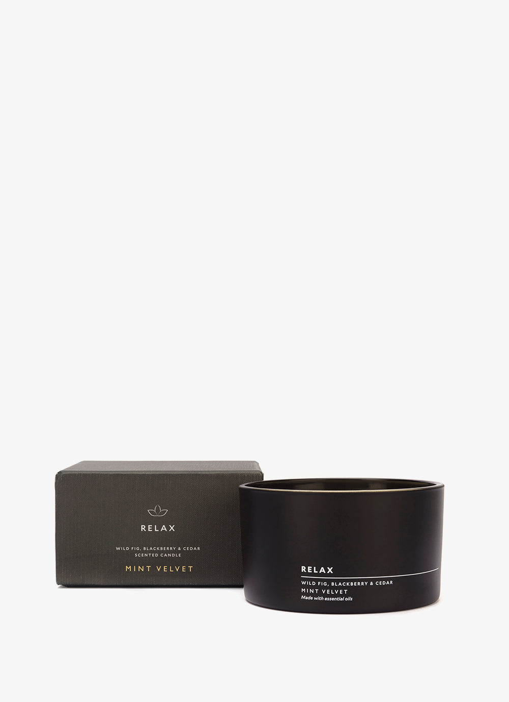 RELAX 3 Wick Candle HOME FRAGRANCES Mint Velvet 