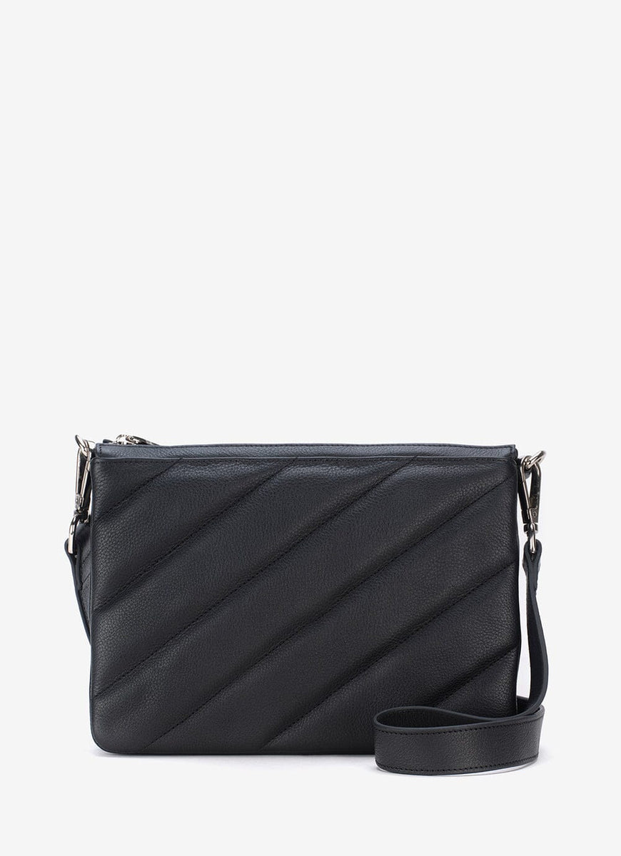 River Black Leather Crossbody Bag – Mint Velvet